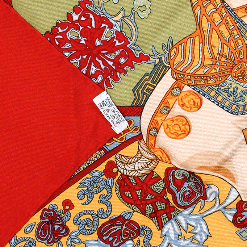Hermes Silk Scarf Art des Steppes