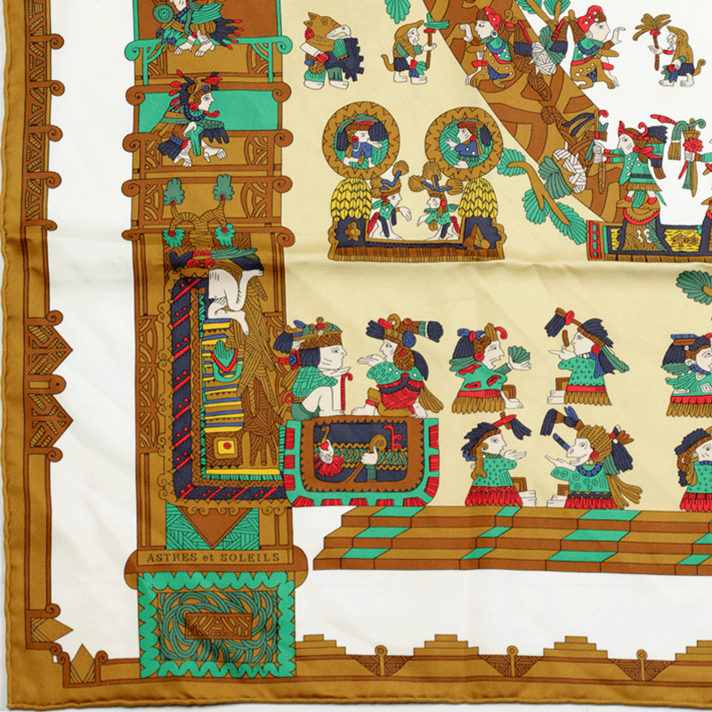 Hermes Silk Scarf Astres et Soleils