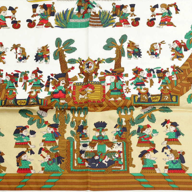 Hermes Silk Scarf Astres et Soleils