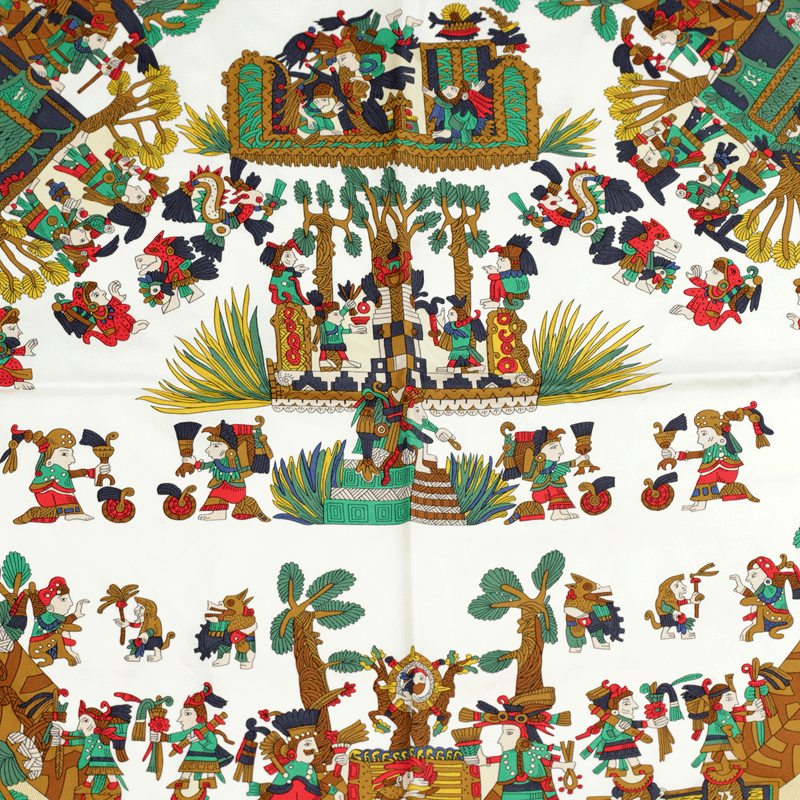 Hermes Silk Scarf Astres et Soleils