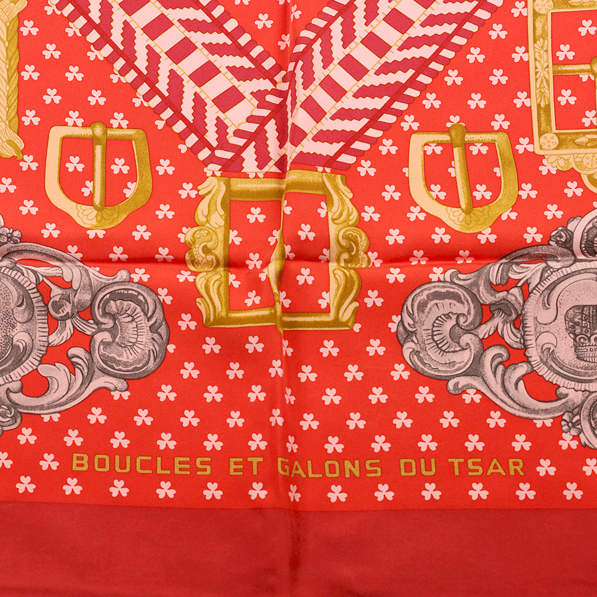 Hermes Silk Scarf Selle Apparat Marocaine