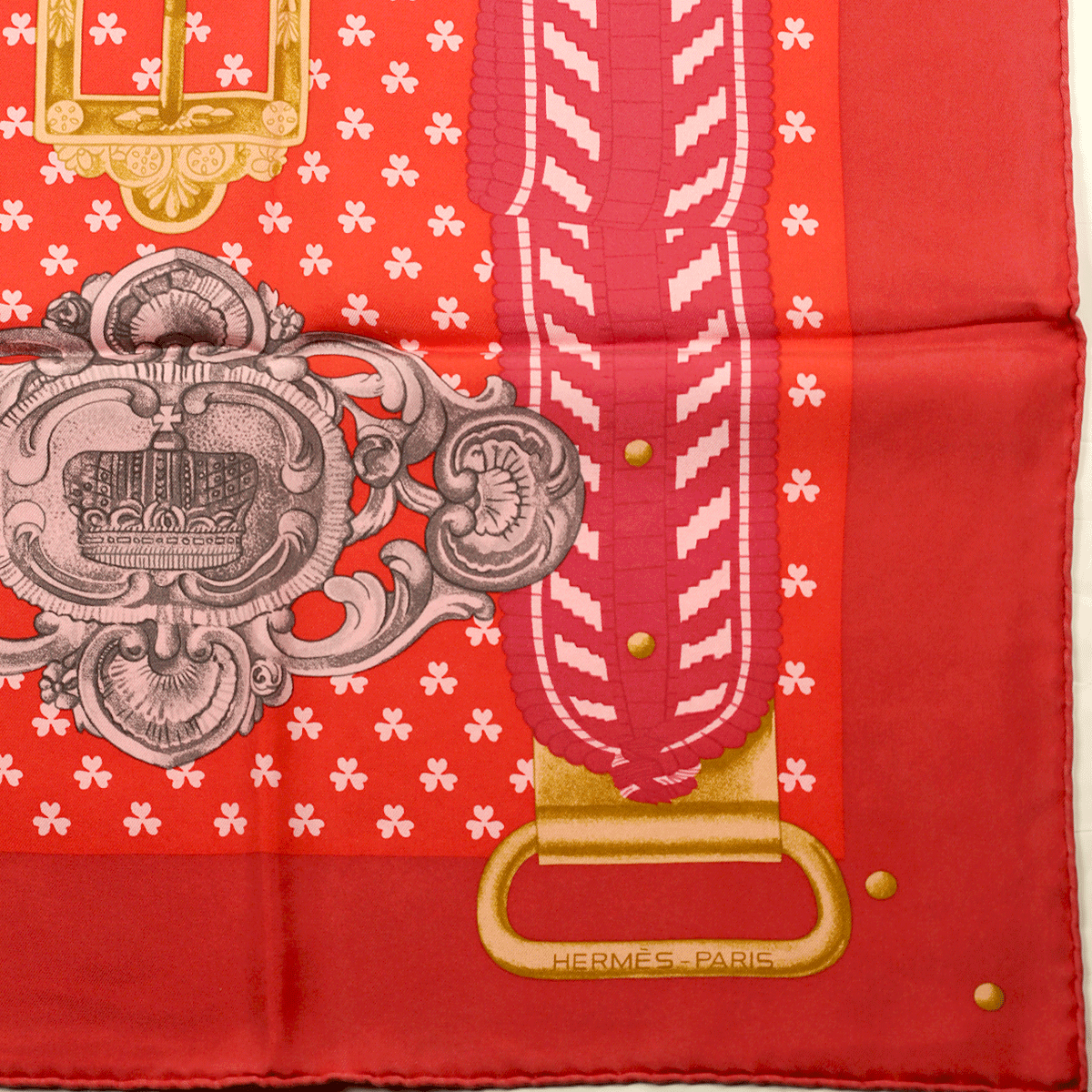 Hermes Silk Scarf Selle Apparat Marocaine
