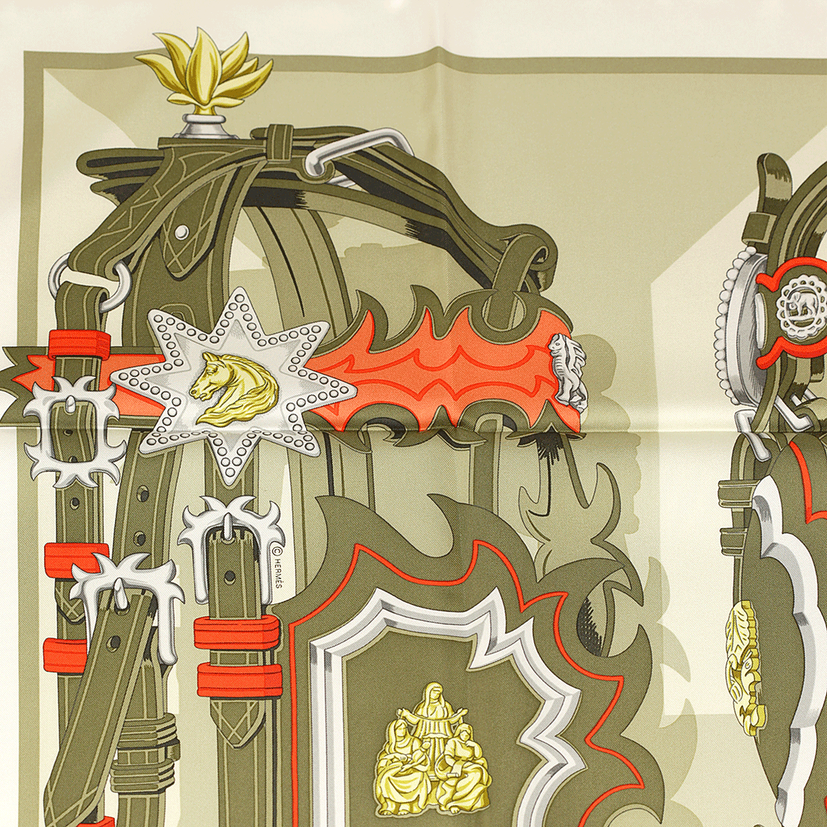 Hermes Silk Scarf Les Sacre des Saisons