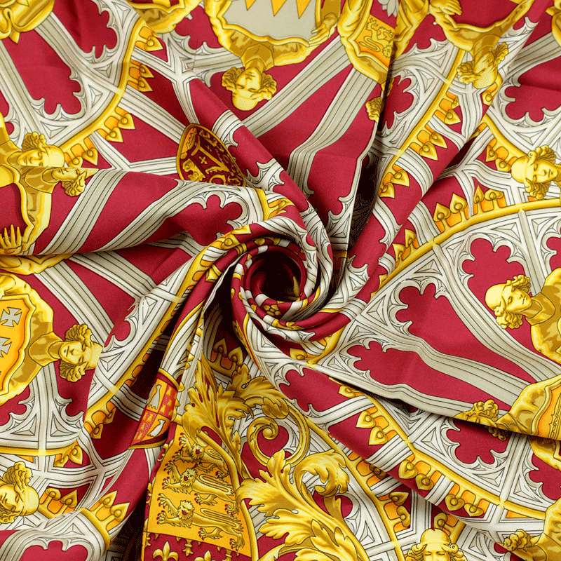 Hermes Silk Scarf British Heraldy