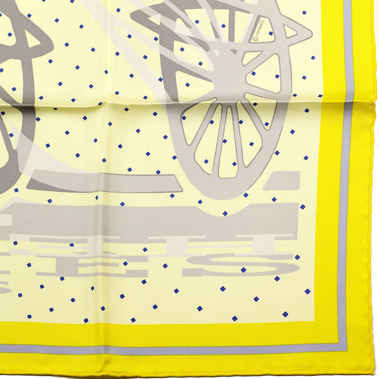 Hermes Silk Scarf Caleche Elastique