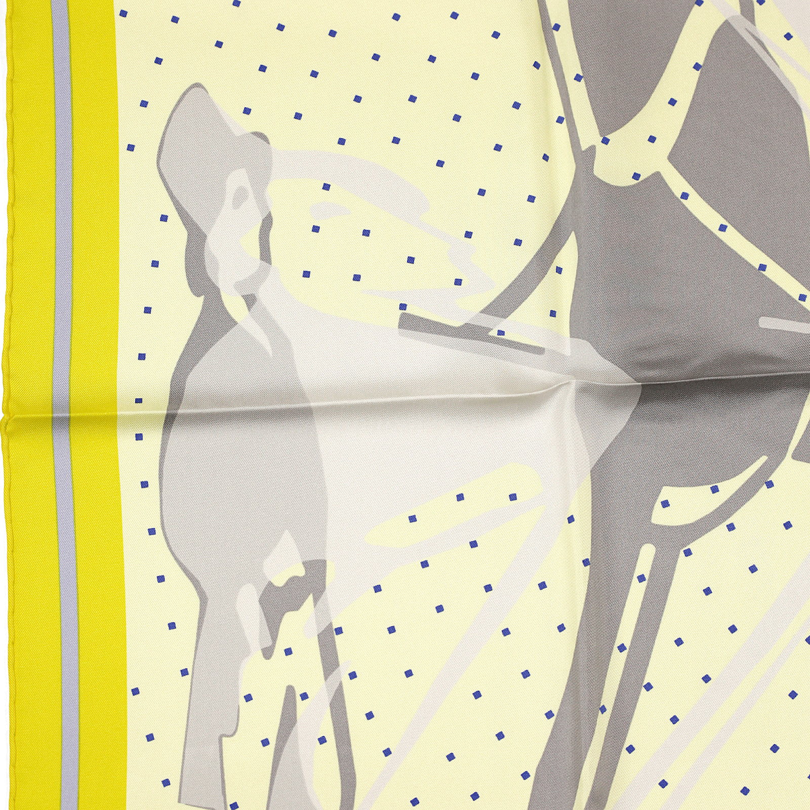 Hermes Silk Scarf Caleche Elastique