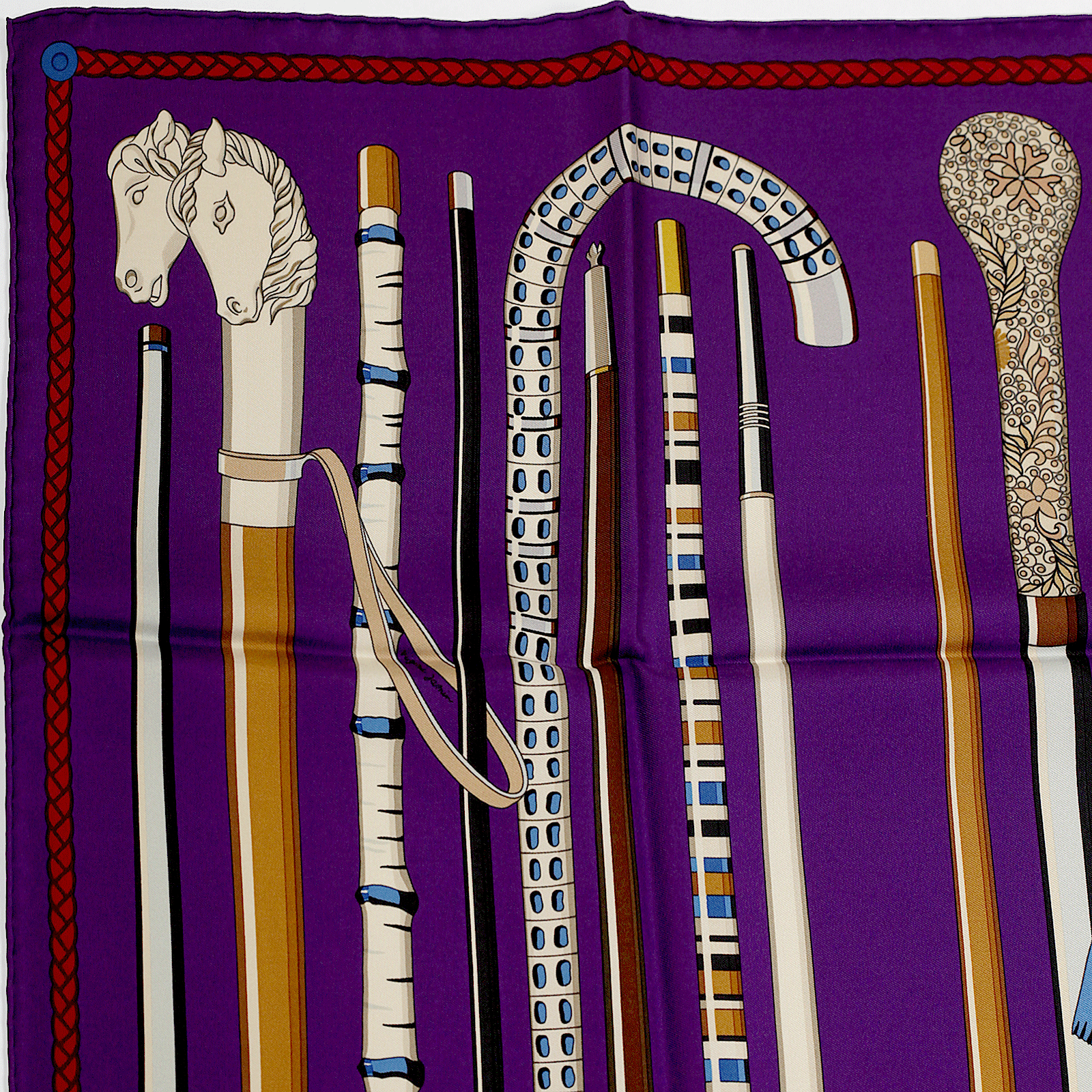 Hermes Silk Scarf Cannes