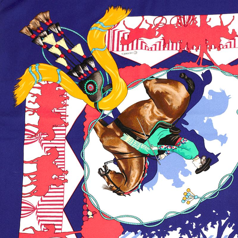 Hermes Silk Scarf Feria de Sevilla