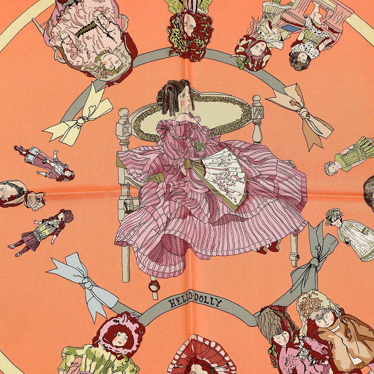 Hermes Silk Scarf Hello Dolly
