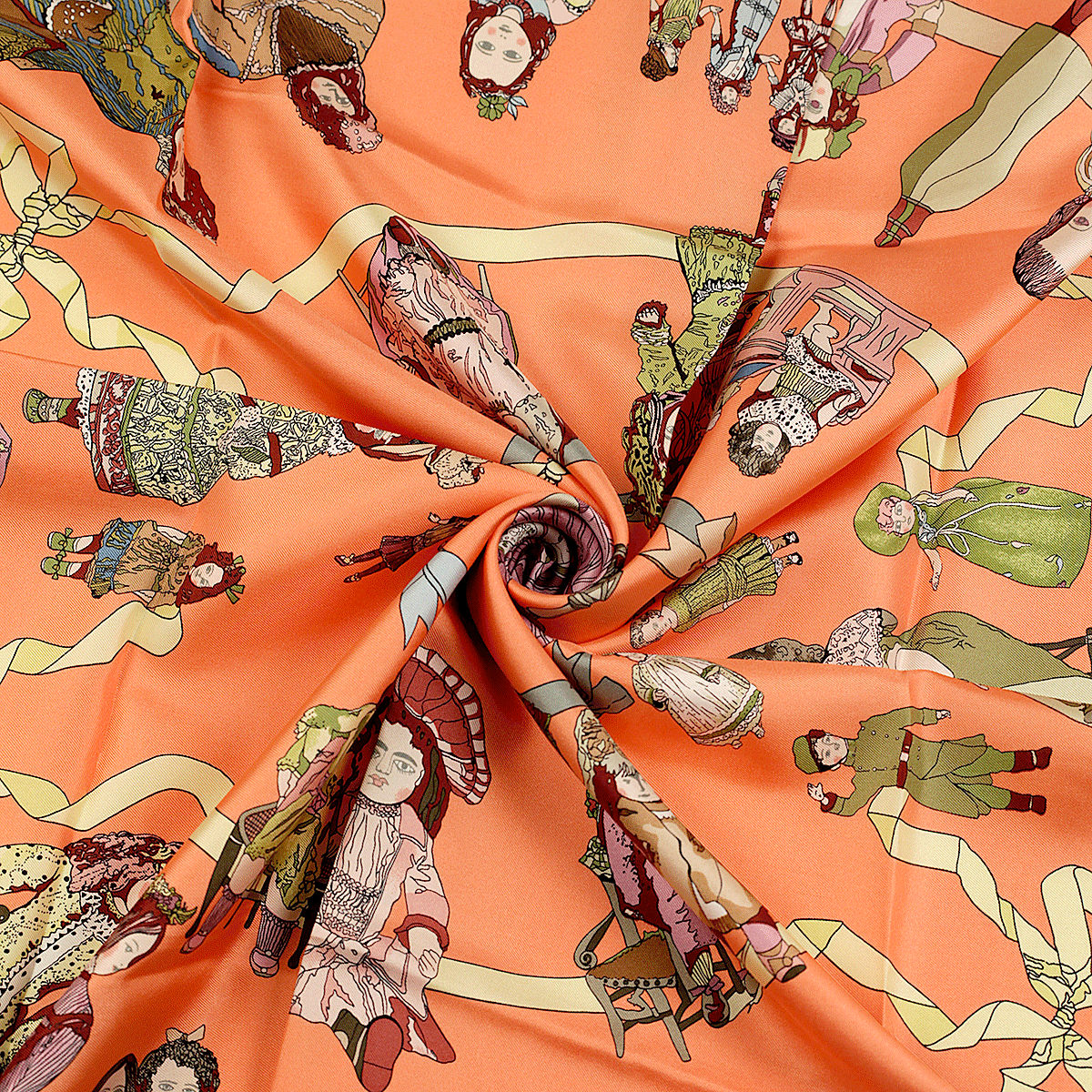 Hermes Silk Scarf Hello Dolly