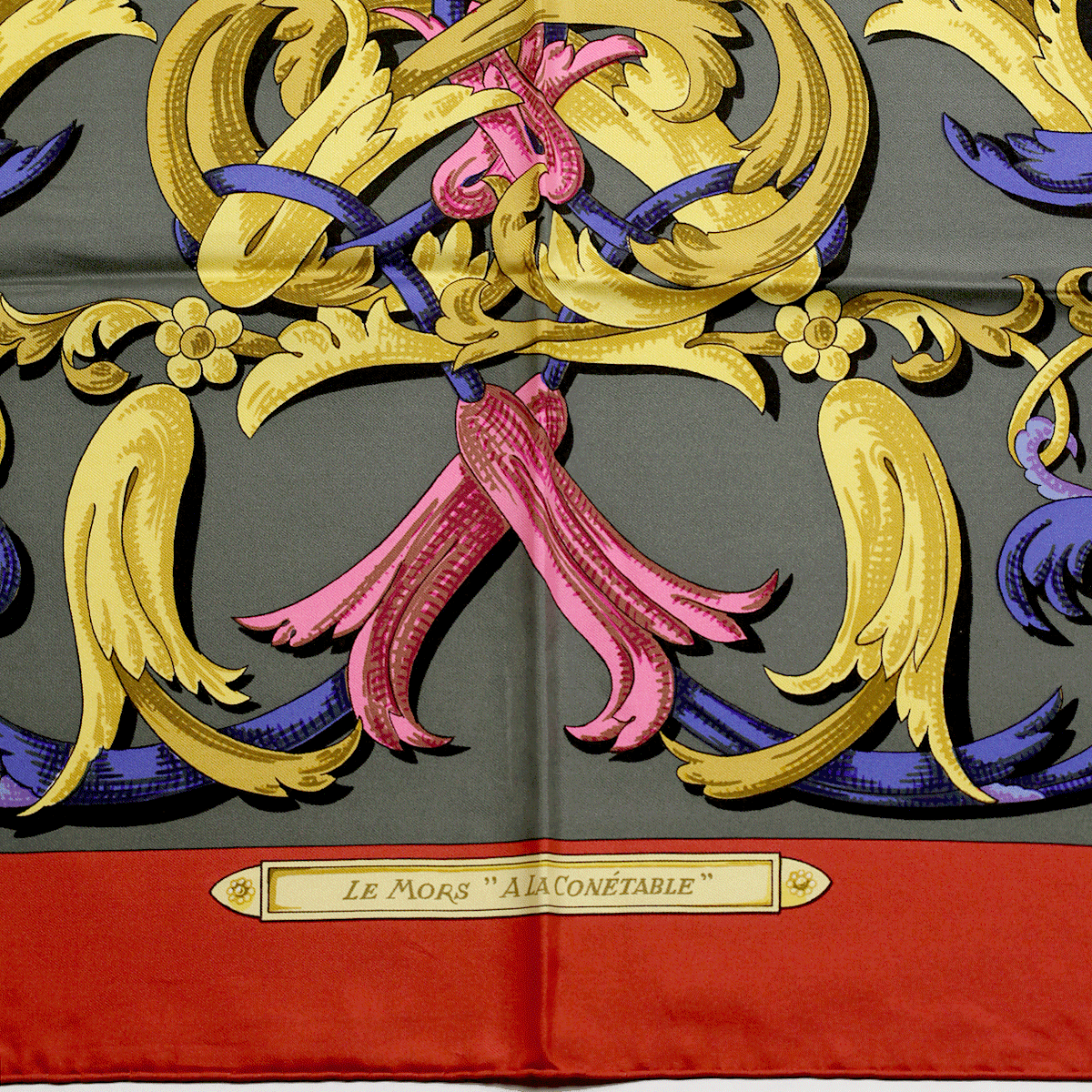 Hermes Silk Scarf Mors a la Conetable