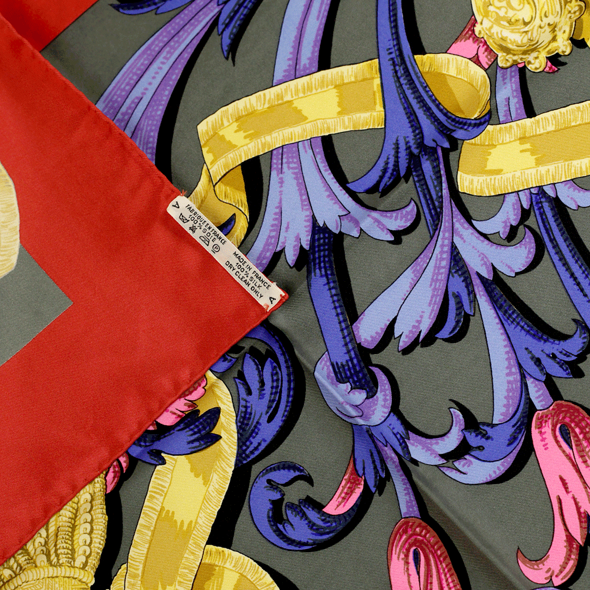 Hermes Silk Scarf Mors a la Conetable