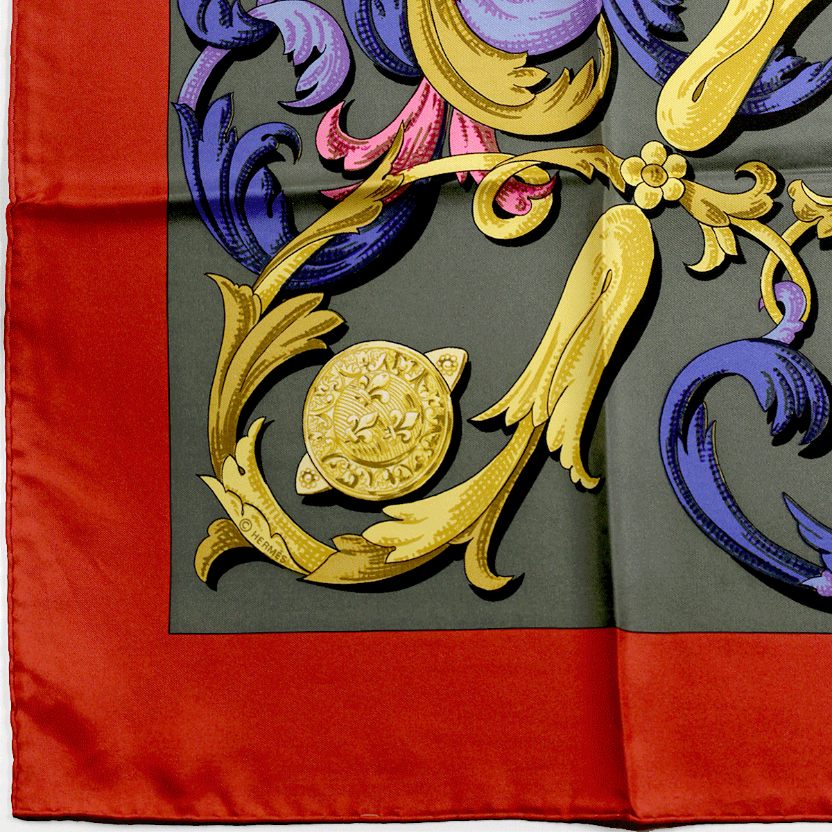 Hermes Silk Scarf Mors a la Conetable