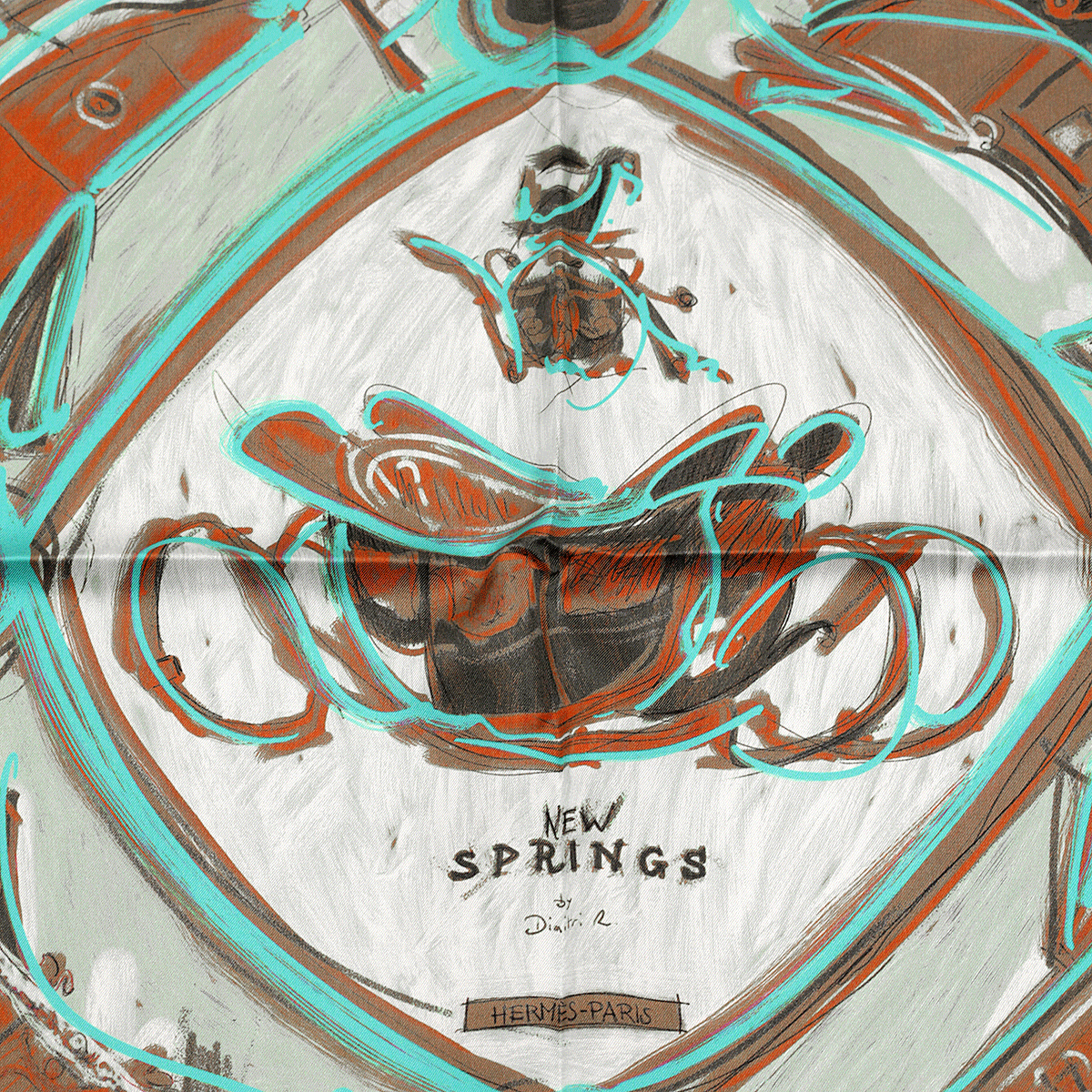 Hermes Silk Scarf Spring
