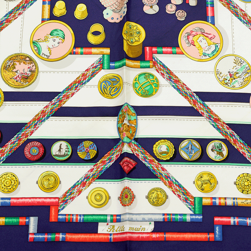 Hermes Silk Scarf Petite Main