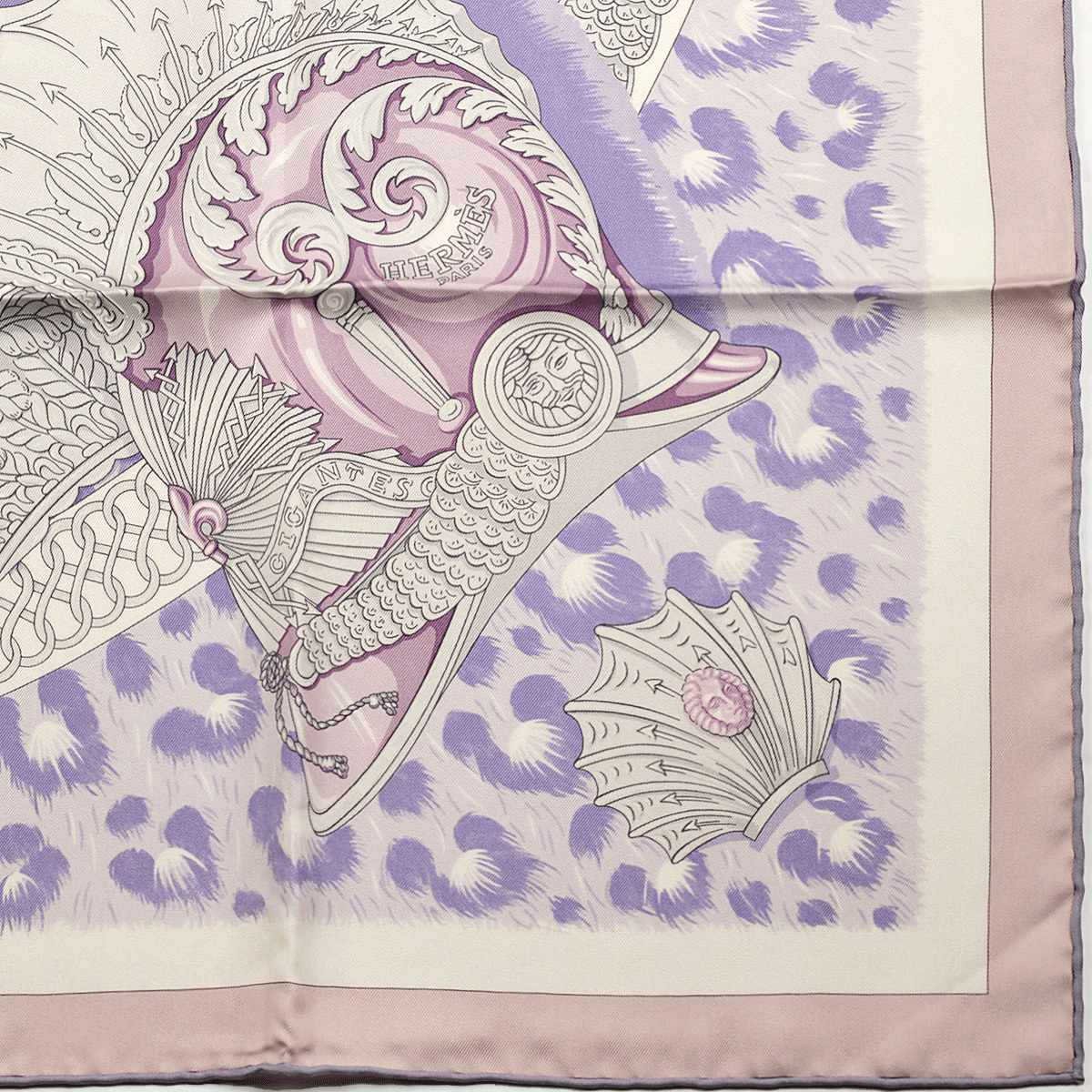 Hermes Silk Scarf Plumes