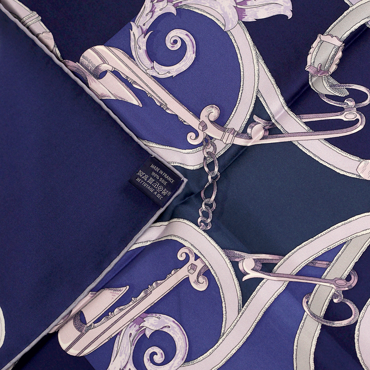 Hermes Silk Scarf Plumes
