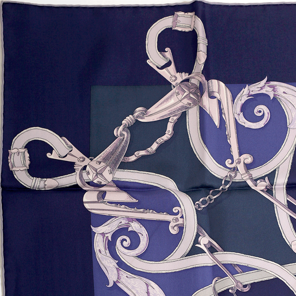 Hermes Silk Scarf Plumes