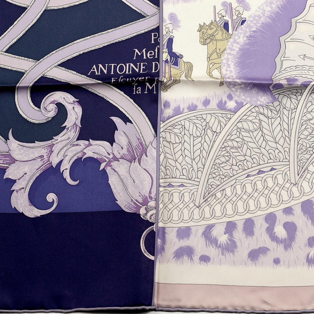 Hermes Silk Scarf Plumes