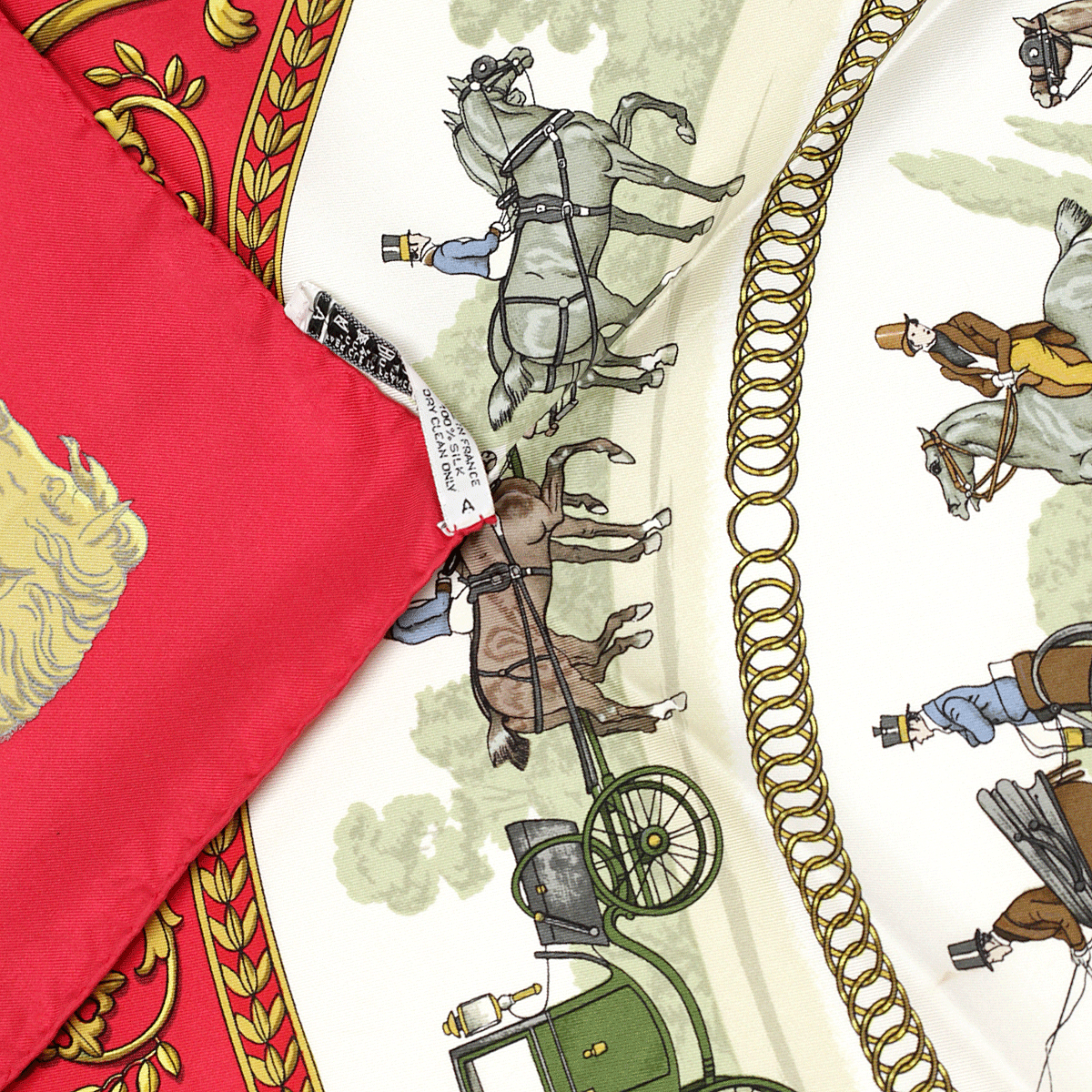Hermes Silk Scarf Promenade de Longchamps